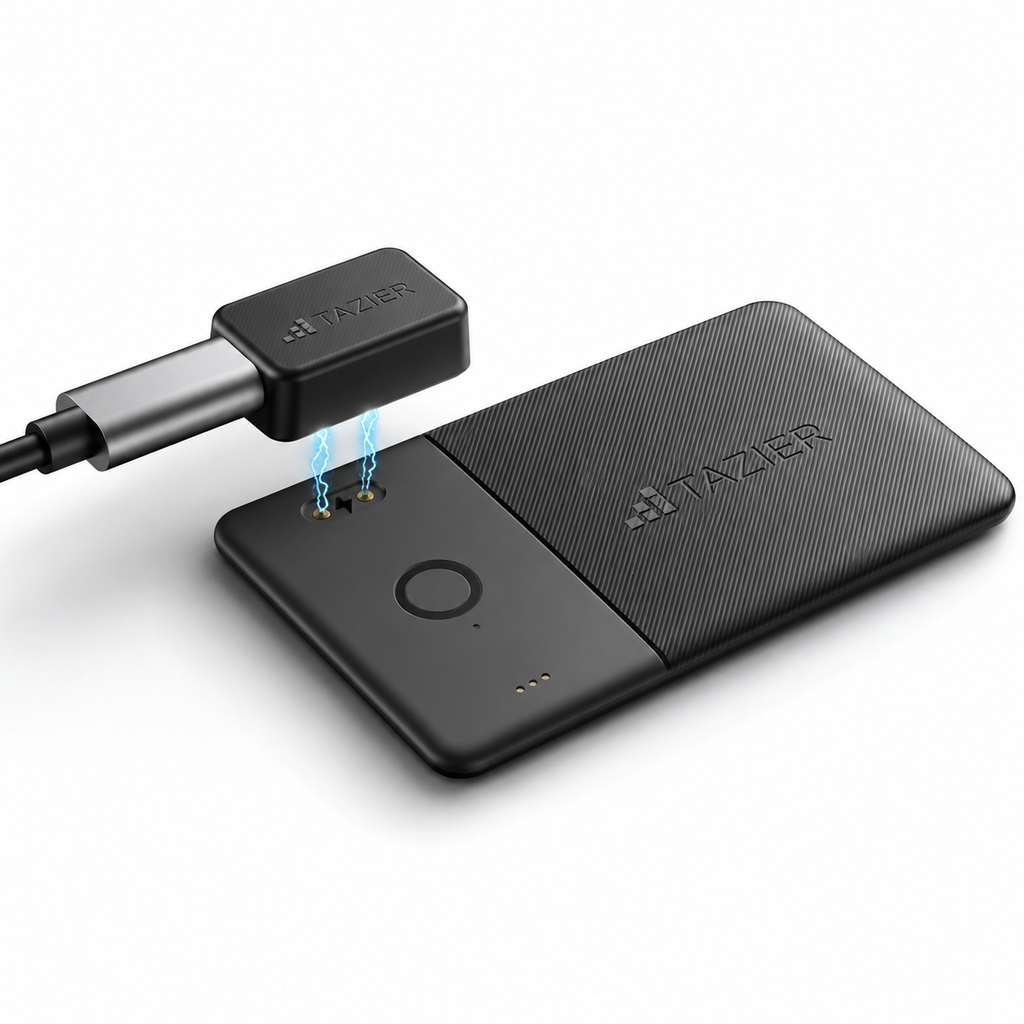 Tazier SmartTrack Card Pro | Premium Rechargeable Wallet Tracker