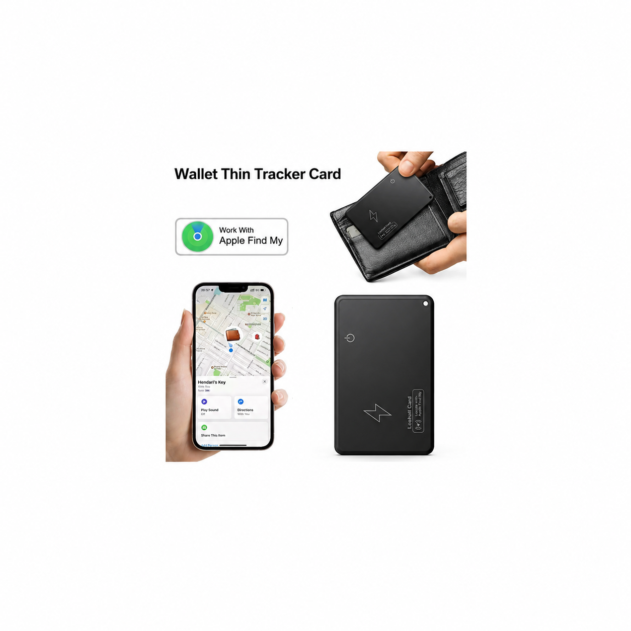Tazier SmartTrack Card Pro | Premium Rechargeable Wallet Tracker